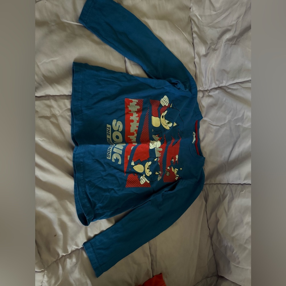 Sonic the Hedgehog Blue Kids Shirt